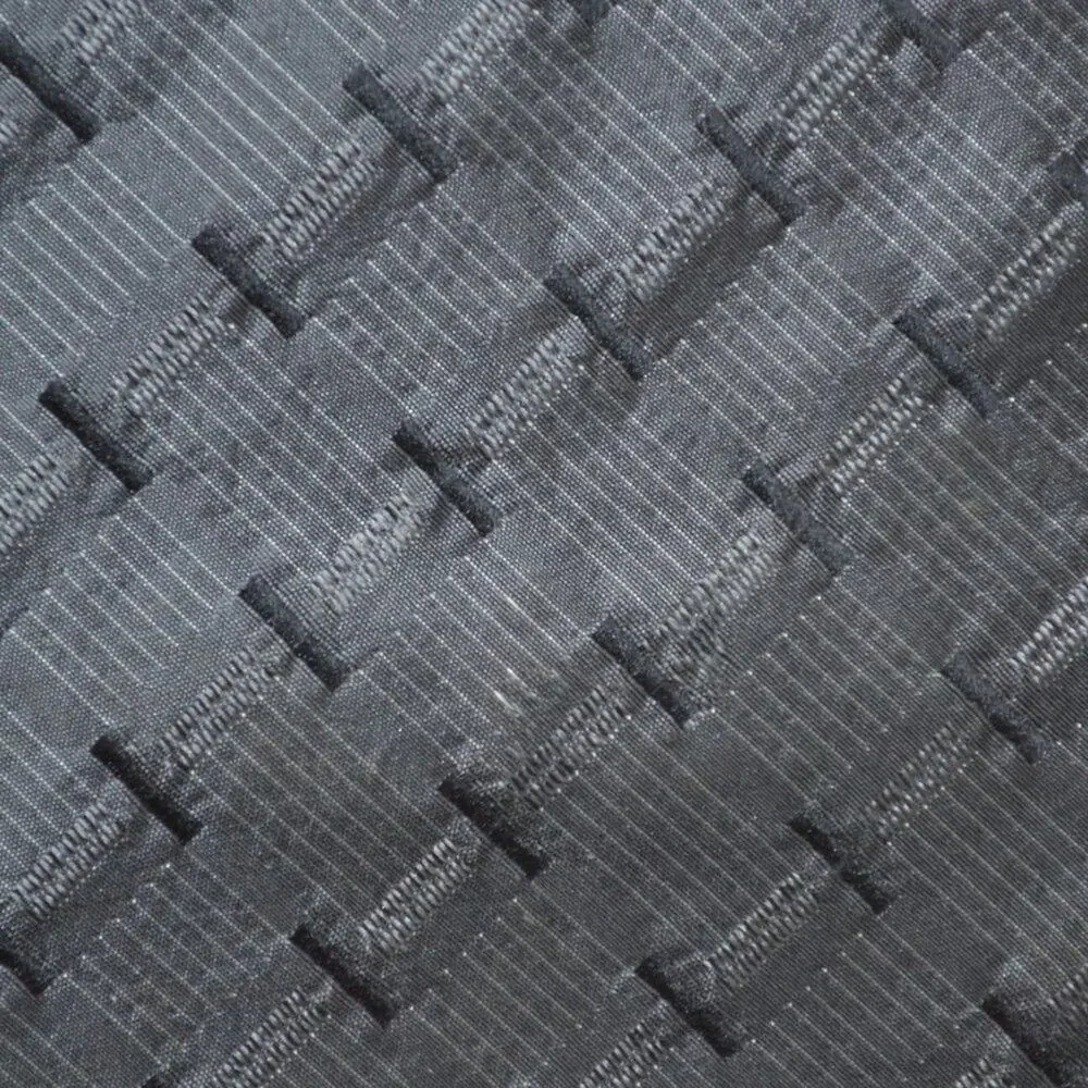 Bugatti 80s Tie Gray Black Vintage